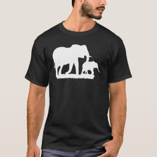 Camiseta Moto de elefante animal Silhouette Africa Safari I