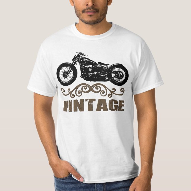 Camiseta Moto de época (Anverso)