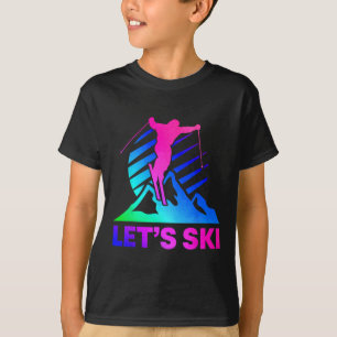 Camiseta Moto de esquí retro Vintage 8090s Juego de esquí 2