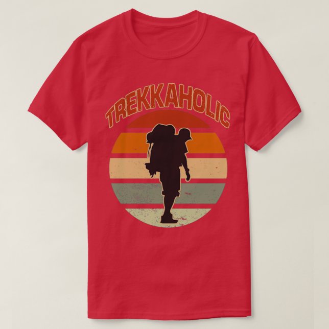 Camiseta Moto de excursión deportiva de vintage (Diseño del anverso)