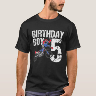 Camiseta Moto de fiesta de cumpleaños de ciclismo sucio par