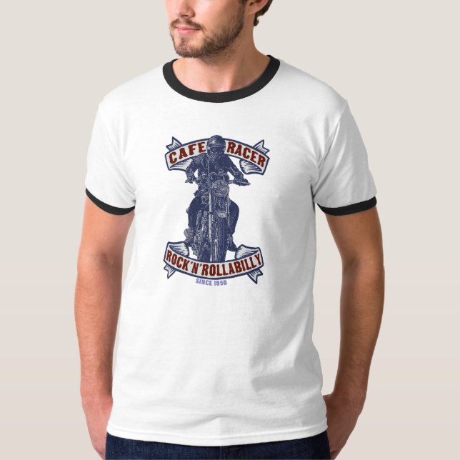 Camiseta Moto de los ejes de balancín (Anverso)