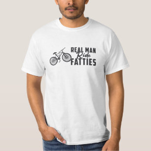 Camiseta Moto de moto gorda hombre de verdad viajan en bici