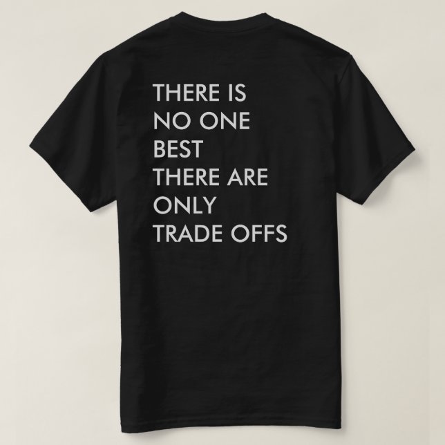 Camiseta Moto de negocio para emprendedores Ofertas comerci (Reverso del diseño)