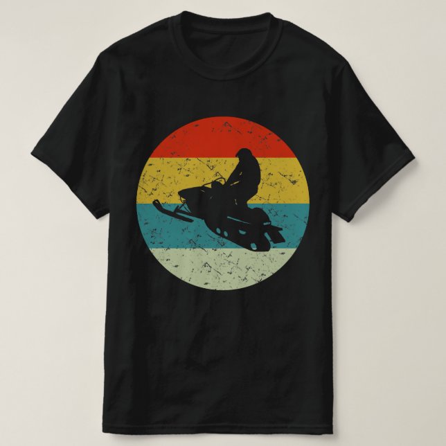 Camiseta moto de nieve (Diseño del anverso)