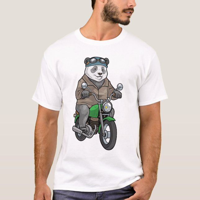 Camiseta Moto de Panda (Anverso)