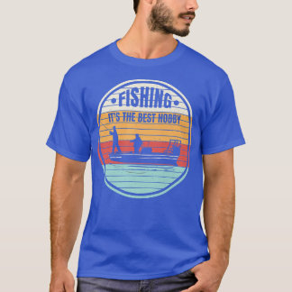 Camiseta Moto de pesca de vintage, FishermanGiftFish 