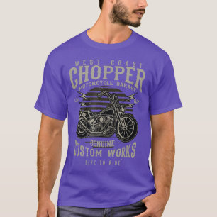 Camiseta Moto divertida de motocicleta de helicóptero cicli