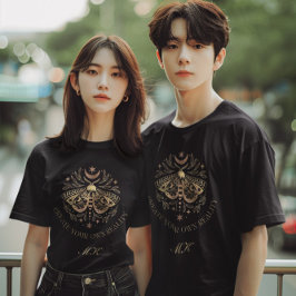 Camiseta Moto dorado celestial