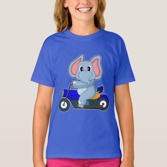 Camiseta Moto elefante (Anverso)