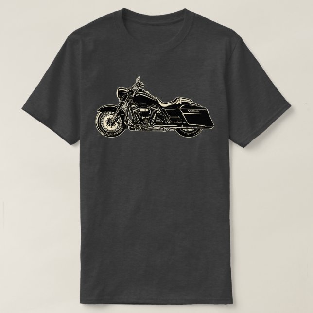 Camiseta Moto minimalista (Diseño del anverso)