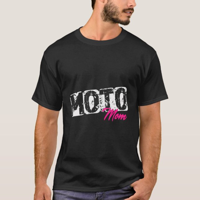 Camiseta Moto Mom Dirt Bike Motocross Carreras (Anverso)
