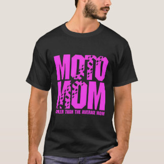 Camiseta Moto Mom Er Que La Mamá Media
