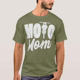 Camiseta Moto Mom Moto Mom Motocross Bike