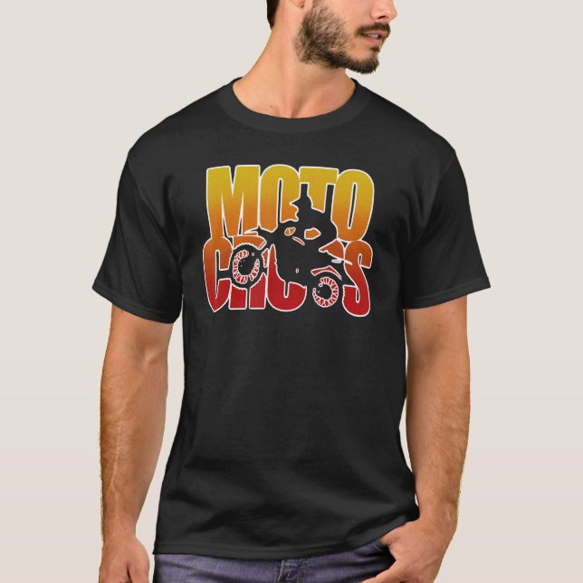 Camiseta Moto Moto Cross Vintage (Anverso)