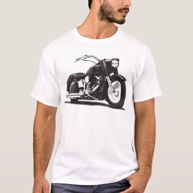 Camiseta Moto negro (Anverso)