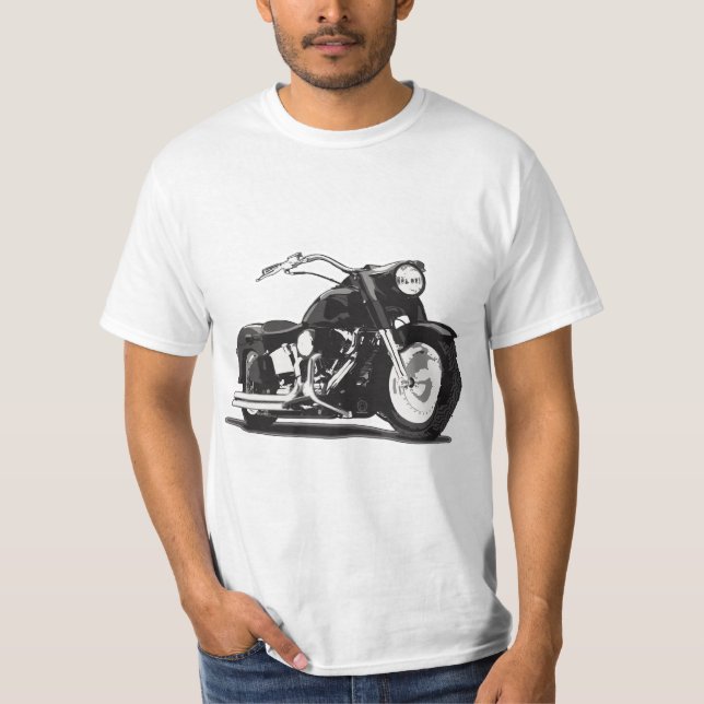 Camiseta Moto negro (Anverso)