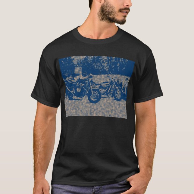 Camiseta Moto Oldschool (Anverso)