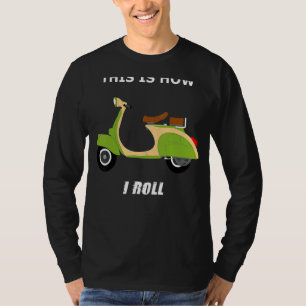 Camiseta Moto retro vintage de Scooter italiano