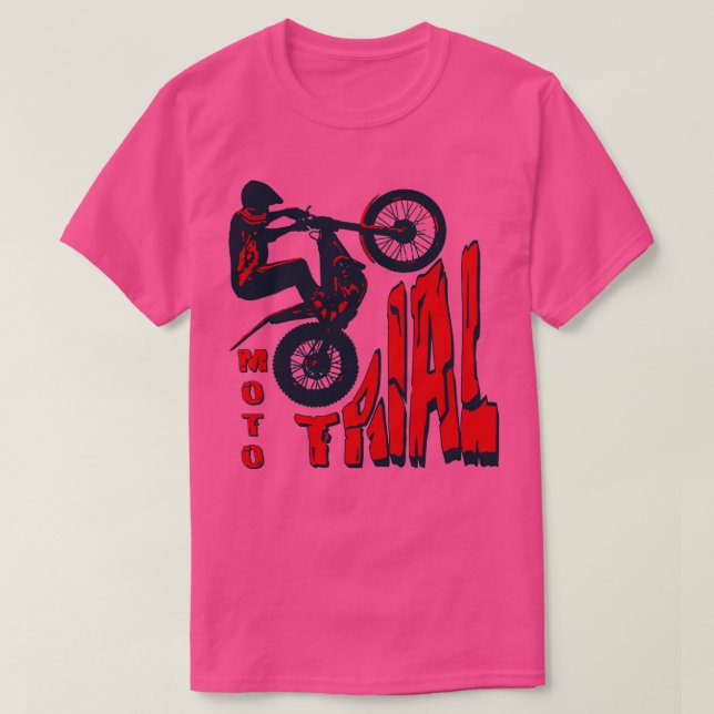 Camiseta Moto Trial moto (Diseño del anverso)