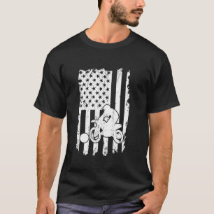Camiseta Motoball Motocross bandera de Estados Unidos Estad