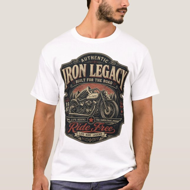 Camiseta motocicleta (Anverso)
