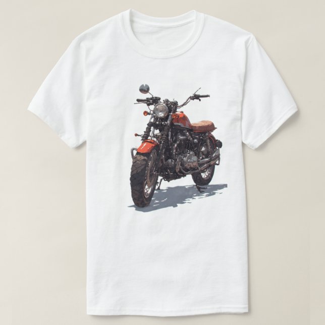 Camiseta motocicleta (Diseño del anverso)