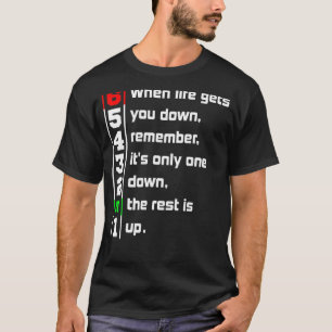Camiseta Motocicleta 1 Abajo 6 Arriba