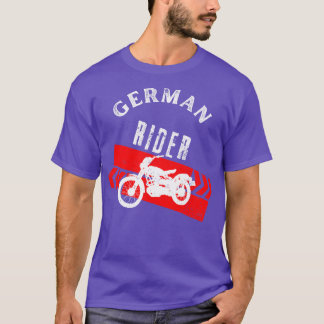 Camiseta Motocicleta alemana Vintage Biker 1