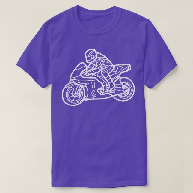 Camiseta Motocicleta Bicicleta Stuntman Sport Bicicleta Rac (Diseño del anverso)