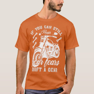 Camiseta Motocicleta Biker Diseño Gear Vintage Hombres Muje