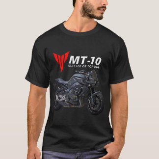 Camiseta Motocicleta Black Mt-10