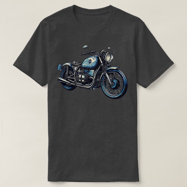 Camiseta motocicleta BMW (Diseño del anverso)