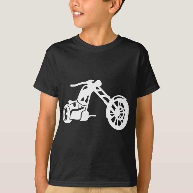 Camiseta Motocicleta Chopper (Anverso)