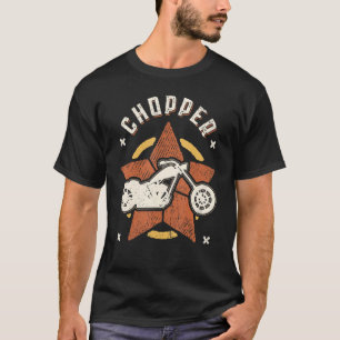 Camiseta Motocicleta Chopper Vintage Retro Clásica