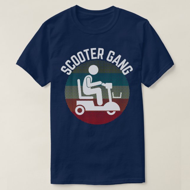 Camiseta Motocicleta ciclomotriz Motociclista Retro Motocic (Diseño del anverso)