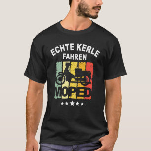 Camiseta Motocicleta ciclomotriz que dice hombre de ideas