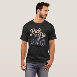Camiseta Motocicleta Clásica de los años 40 Boceto de Moter