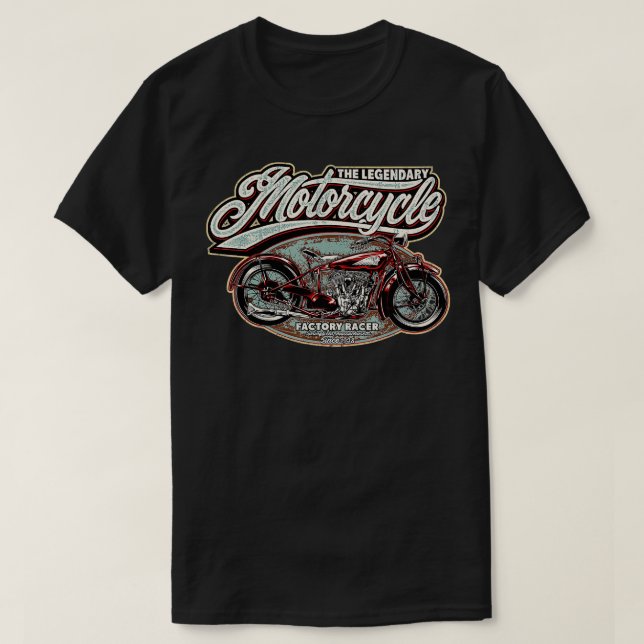 Camiseta Motocicleta Club India motocicleta escuela secunda (Diseño del anverso)