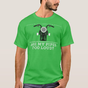 Camiseta Motocicleta con un fuerte escape