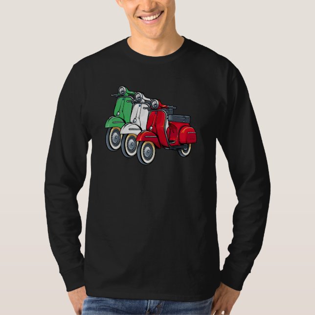 Camiseta Motocicleta de ciclismo italiano Love Italy Sco (Anverso)