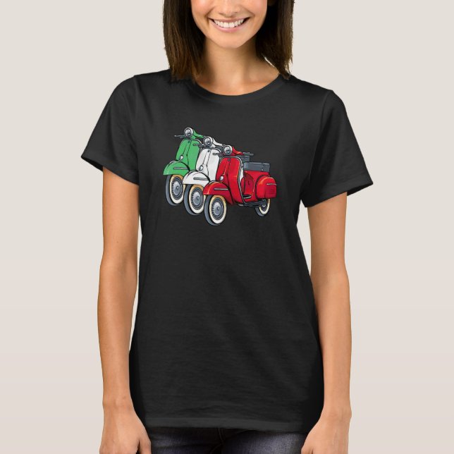 Camiseta Motocicleta de ciclismo italiano Love Italy Sco (Anverso)