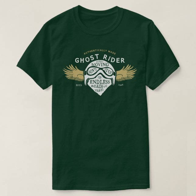 Camiseta Motocicleta de cosecha 1 (Diseño del anverso)