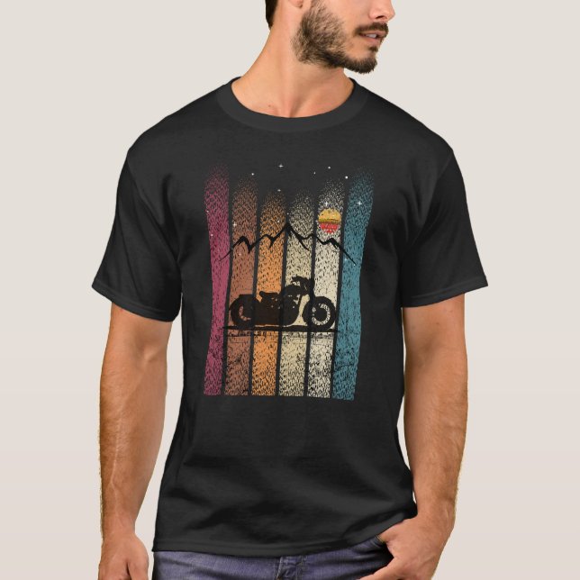 Camiseta Motocicleta de época (Anverso)