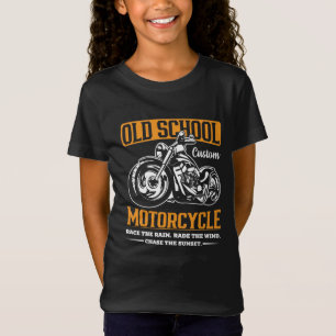 Camiseta Motocicleta de Escuela Antigua