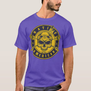Camiseta Motocicleta de Espíritu nativo americano (3)