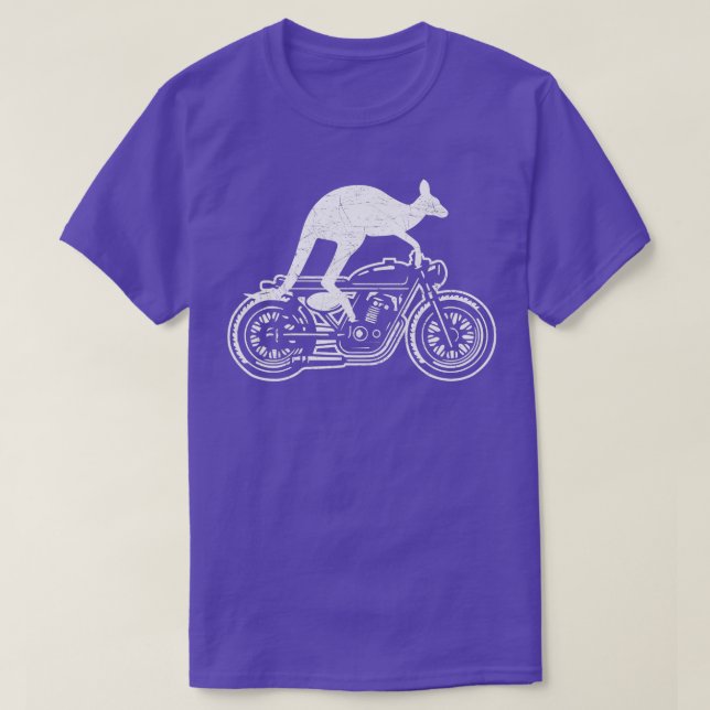 Camiseta Motocicleta de Kangaroo (Diseño del anverso)