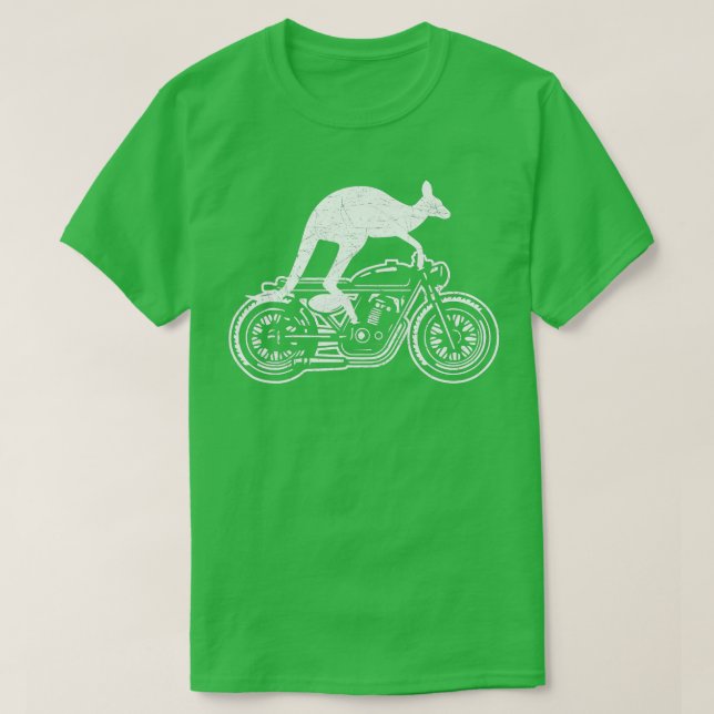 Camiseta Motocicleta de Kangaroo (Diseño del anverso)