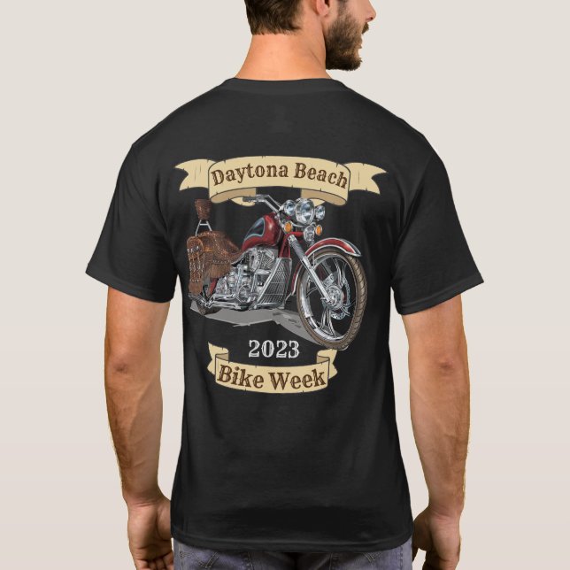 Camiseta Motocicleta de la Semana de la Bicicleta de Dayton (Reverso)