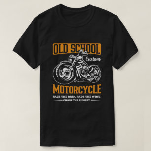 Camiseta Motocicleta de la vieja escuela